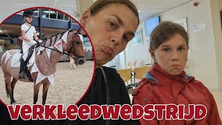 VERKLEEDWEDSTRIJD te PAARD begint in het ZIEKENHUIS vlog 176 [upl. by Tarton]