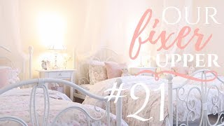 SHABBY CHIC GIRLS BEDROOM amp FINISHING TOUCHES FOR 2018  OUR FIXER UPPER 21 [upl. by Jarek299]