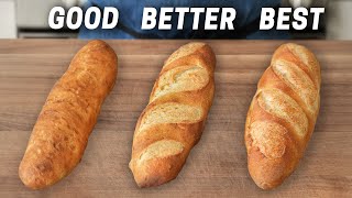 1 Dough 3 Baguettes  Easiest to ProLevel [upl. by Romilda]