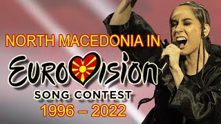 North Macedonia in Eurovision Song Contest 19962022 [upl. by Acemat]