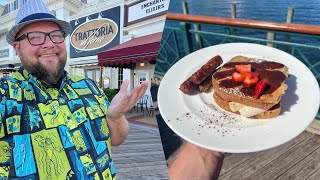 Disney’s Trattoria al Forno Breakfast  Tiramisu French Toast amp Disney Memorabilia Live Stream [upl. by Yrolg]