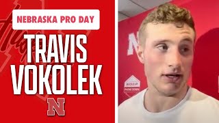 Former Nebraska Football tight end Travis Vokolek recapped his Pro Day workout I Huskers [upl. by Nysilla]