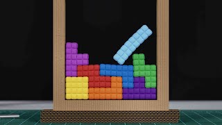 Padded TETRIS on Cardboard [upl. by Yeneffit318]