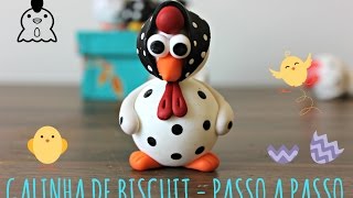 Galinha de biscuit  passo a passo PARAINICIANTES [upl. by Bury]