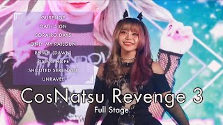 『 Full Stage  Talk 』Monaliza RISA 「Gurenge  Rising Hope  Shouted Serenade」 CosNatsu Revenge 3 [upl. by Ruy]