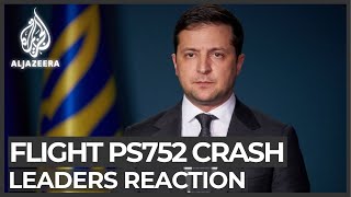 Truth about Iran plane crash could not be hidden Zelenskyy [upl. by Ellenahc366]