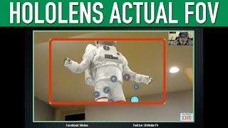 HoloLens Actual Field of View FOV Captured [upl. by Vickie702]