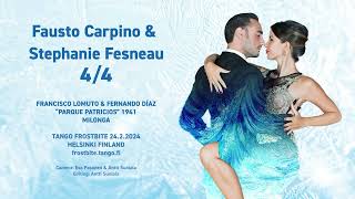 Fausto Carpino amp Stephanie Fesneau 44  Tango Frostbite 2024 [upl. by Filide399]