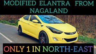 Modified Elantra in Dimapur Nagaland  Yellow💛 [upl. by Eerdna543]