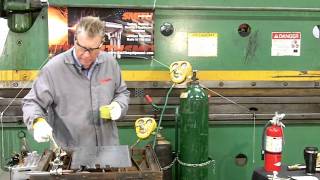 Acetylene amp Oxygen Torch Cutting [upl. by Hgielac]