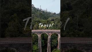 Visit Srilanka👈🥰 Nine Arches Bridge travel solotraveler youtubeshorts [upl. by Dewayne]