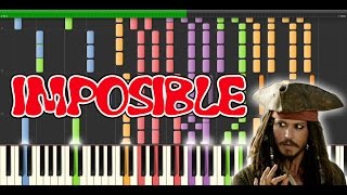 Imposible  Piratas del Caribe Synthesia [upl. by Adriell]