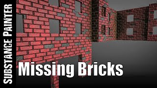 SUBSTANCE PAINTER BRICKS MISSING [upl. by Nerred]