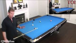 ESPN World Pool Champion Beats the 15 Ball Ghost Using the TOI Billiards System [upl. by Janyte]