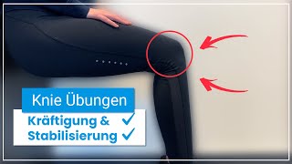 5 Knie Übungen zur Kräftigung amp Stabilisierung ➡️ Einfach amp effektiv [upl. by Pacificia907]