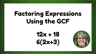 Factoring Expressions Using the GCF [upl. by Aisset]