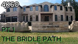 THE BRIDLE PATH  Millionaires Row MultimillionDollar Mansions   TORONTO  SPRING 2024  Gopro [upl. by Cumine]