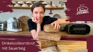 Vollkornbrot mit Dinkel und Sauerteig [upl. by Kalle]