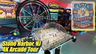 RiGis Family Amusement Center Stone Harbor NJ 4K arcade walkthrough amp tour August 2024 [upl. by Rramo177]