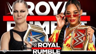 RHONDA ROUSEY IS BACK  WWE Womens Royal Rumble Match Reaction [upl. by Maiocco]