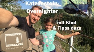 HängemattenOvernighter mit Kind auf Aussichtpunkt  Tipps  Wildcampen Bushcraft  Outdoor Review [upl. by Murdocca]