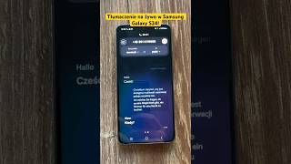 Tłumaczenie rozmów na żywo w Galaxy S24 Hit poradnik samsung ai translation travel [upl. by Verna]