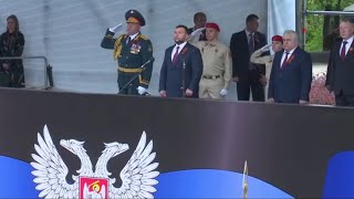 Victory Parade in Donetsk 9 May 2021 Donetsk Anthem [upl. by Clough]