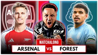 Arsenal 30 Nottingham Forest  Premier League  Watchalong W Troopz [upl. by Lerrud]