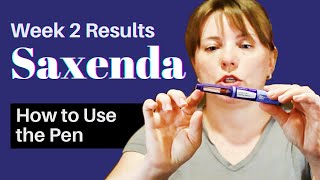 Saxenda Week 2 Results How to Use the Pen  Liraglutide vlog [upl. by Oimetra]