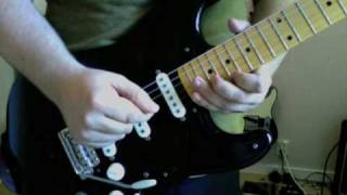 David Gilmour  Guitar tutorial Comfortably Numb quotwaving partquot [upl. by Grindlay]