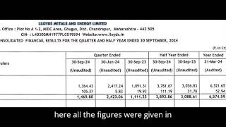 Lloyds Metals And Energy Results  Lloyds Metals Share News  Lloyds Metals And Energy Q2 Results [upl. by Auberta]