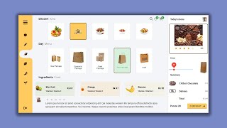 Vuejs  Vuetify JS POS Dessert App Curved Sidebar Menu  UI Inspiration Design  HTML  CSS  JS [upl. by Winser]