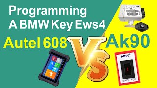 Programming A BMW Key Ews4 Autel 608 Vs Ak90 [upl. by Harriman]