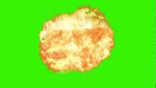 Explosion croma key green screen [upl. by Unhsiv]