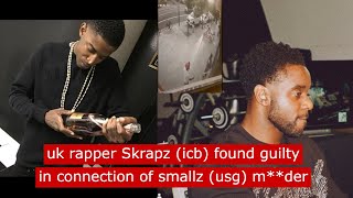 uk rapper Skrapz ICB found guilty in connection with Smallz Stonebridge Mrder fyp crime [upl. by Taber]