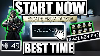 START PVE NOW BEFORE THE HORDE Escape From Tarkov PVE MODE [upl. by Dlonra]