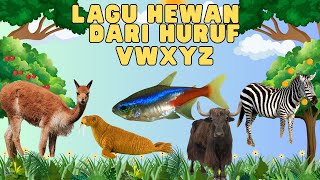 Lagu hewan dari huruf VWXYZ  Lagu anak indonesia  Lagu hewan [upl. by Nelleus]