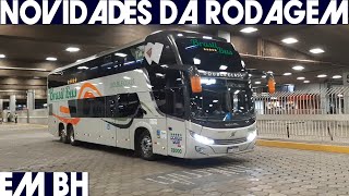 MOVIMENTAÇÃO NA RODOVIÁRIA BH COM BRASIL BUS EM NOVA LINHA E MUITO MAIS busologia bus gontijo [upl. by Nnaylrebmik]