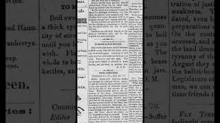 Apple Butter Recipe  July 15 1870 cooking oldrecipe [upl. by Katleen]