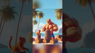 island escape making a raft shorts shortfeed catscapture 417 [upl. by Etteoj147]