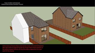 Permitted Development  Two Storey Extension [upl. by Ahtiekal]