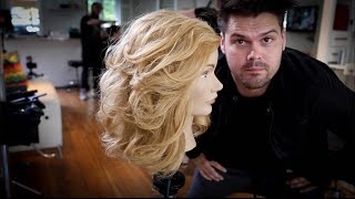 Layered Haircut For Long Thick Hair  MATT BECK VLOG 49 [upl. by Nehtan636]