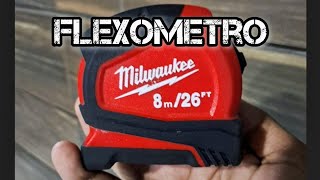 Flexometro Milwaukee  8 metros electricidad tutorial electriciantools [upl. by Oluas]