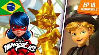 🇧🇷 MIRACULOUS 🐞 A BATALHA DAS RAINHAS parte 1  Episódio completo  Temp 2 Ep 18  Português BRASIL [upl. by Golding]