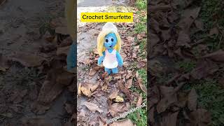 Crochet Smurfette crochet smurf smurfette amigurumi cute like shorts TheSmurfsEnglish [upl. by Eanar]