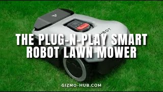 ANTHBOT GENIE  PLUGANDPLAY SMART ROBOT LAWN MOWER  Kickstarter  GizmoHubcom [upl. by Eillac699]