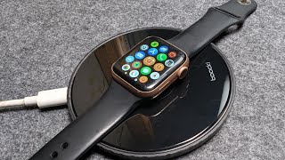 Can you Charge Apple Watch with ANY Wireless Charger Pad  Series 10 9 8 7 65 43 [upl. by Analiese]