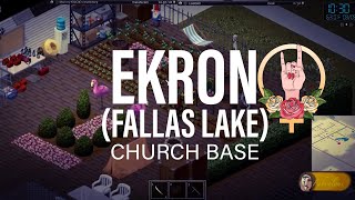 EKRON Fallas Lake CHURCH base flipped Project Zomboid [upl. by Thapa558]