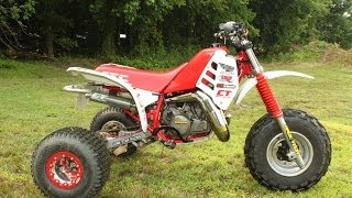 19851986 Honda ATC250R Motocross Project [upl. by Aklim]