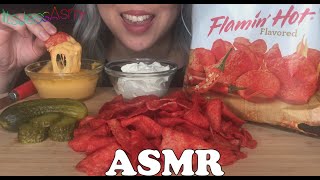 ASMR Flamin Hot Chips MUKBANG  먹방  No Talking  REAL EATING SOUNDS [upl. by Anitnegra]